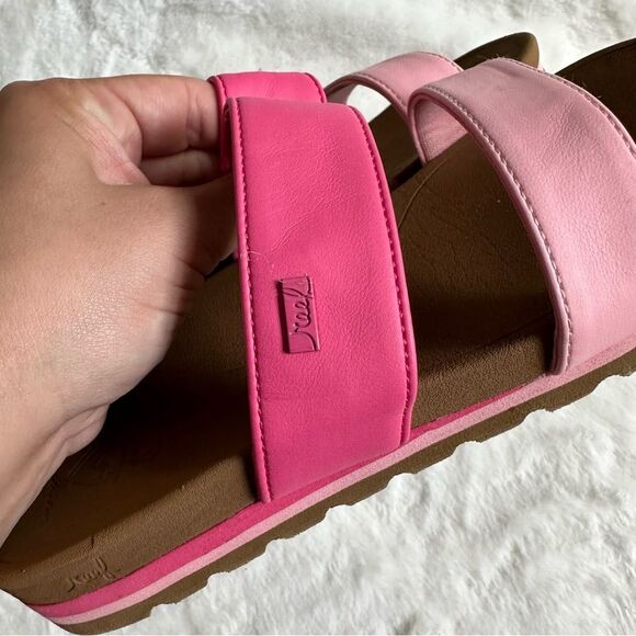 Reef Horizon Hi Sandal Pink Girl’s Size 3 - Picture 6 of 15